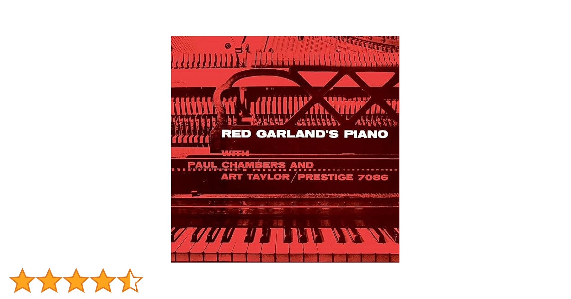 洋楽 Art Taylor Red Garland's Piano Red Garland – Red Garland's Piano – CD (Album, Reissue